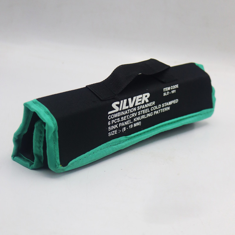 آچار یکسر تخت و یکسر رینگی سیلور مدل YP-GTSTC68-19MM مجموعه 6 عددی