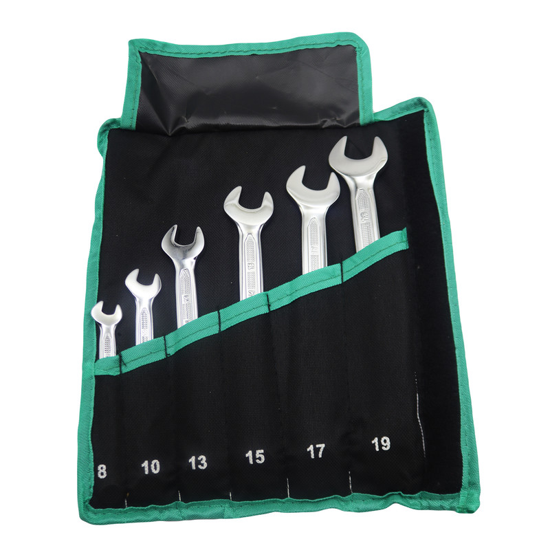 آچار یکسر تخت و یکسر رینگی سیلور مدل YP-GTSTC68-19MM مجموعه 6 عددی