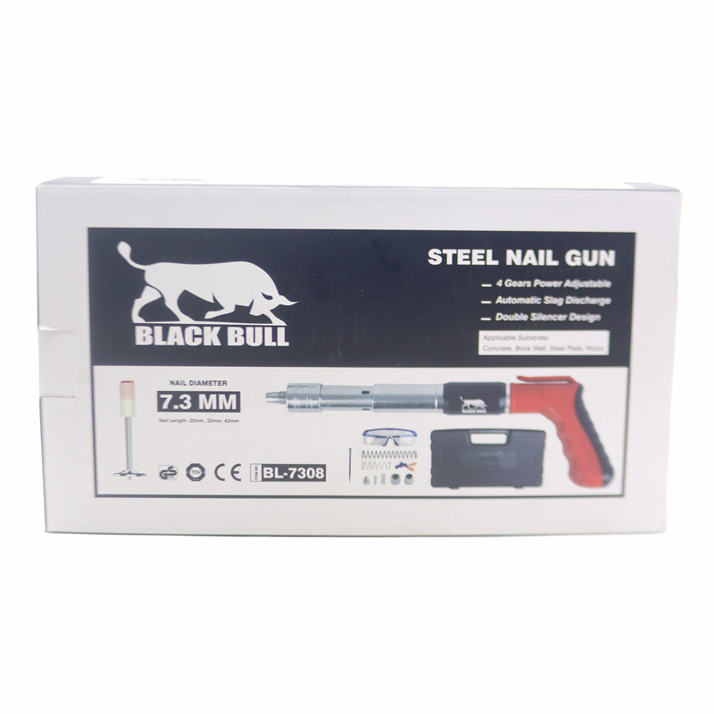 میخ کوب تفنگی بلک بول مدل YP-BL7308 سایز 42-25 میلی متر