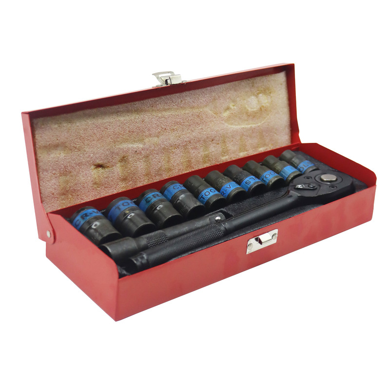 آچار بکس فوندا مدل فشار قوی YP-DR-12INCH مجموعه 12 عددی