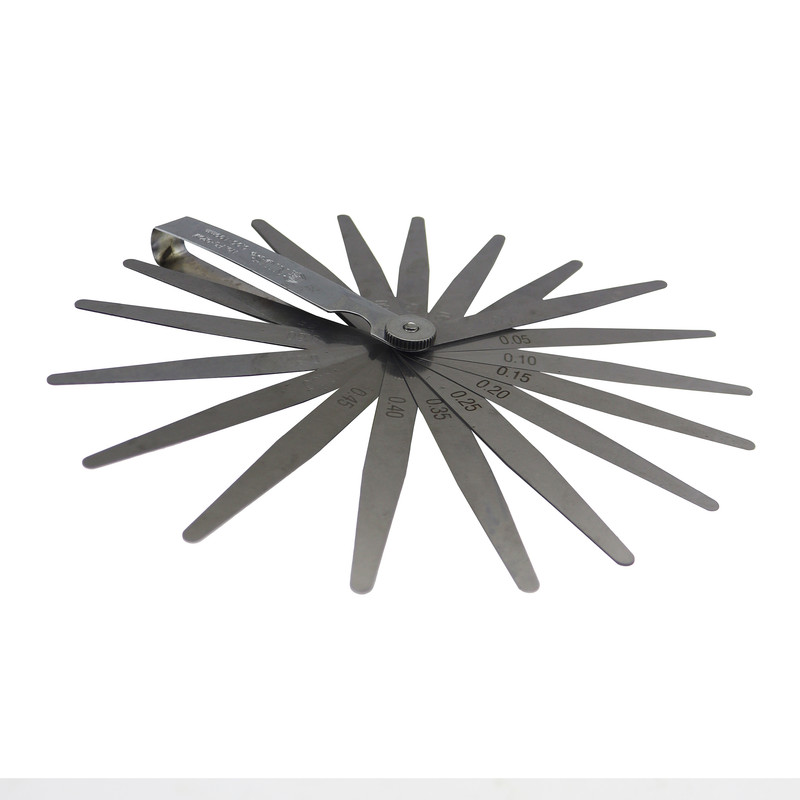 آچار فیلر جنیوس تولز مدل YP-FG-020M0.05-1.00MM مجموعه 20 عددی