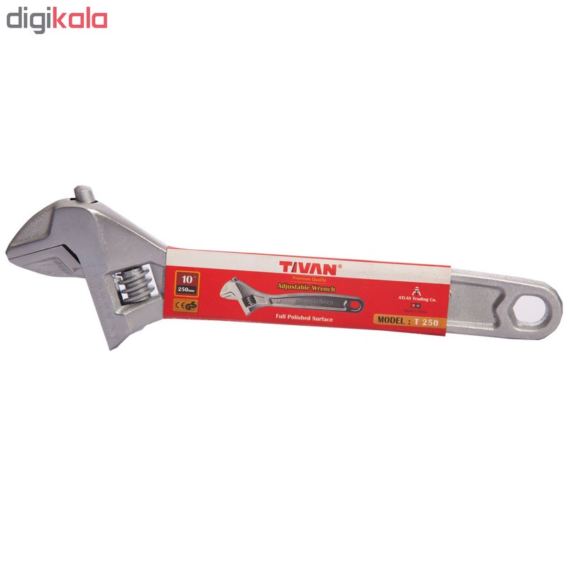 آچار فرانسه تیوان مدل T250 سایز 10 اینچ