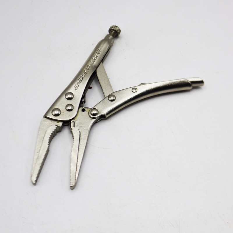 انبر قفلی اندورا مدل دم باریک کد YP-170MM-E5623 سایز 6.5 اینچ