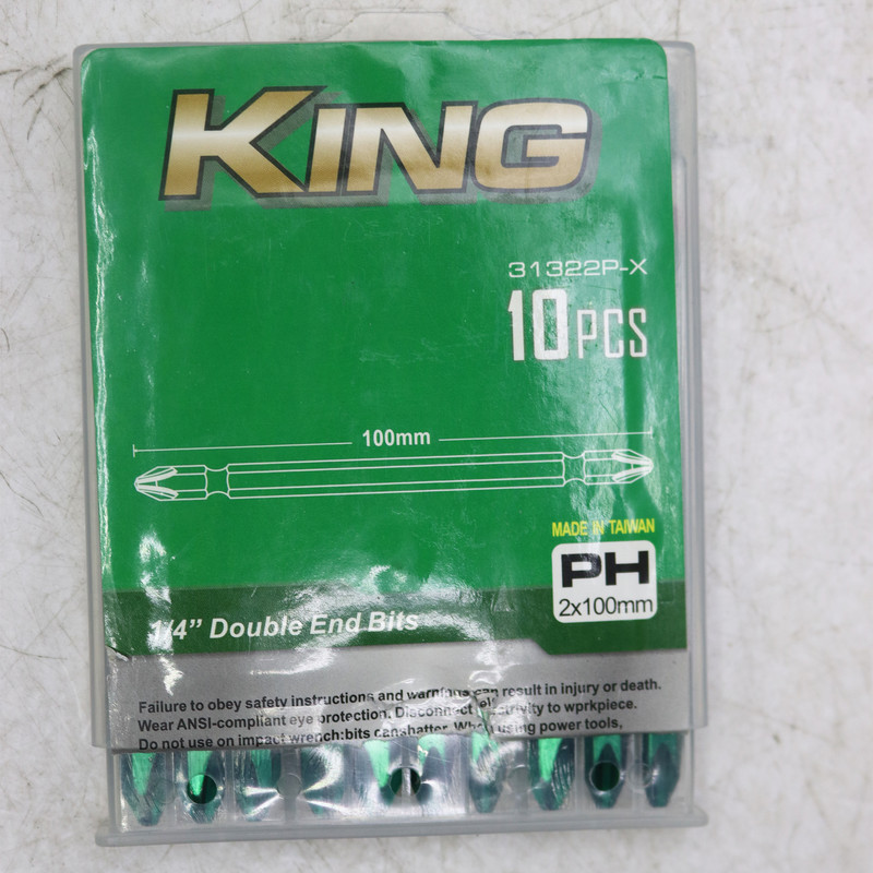 سری پیچ گوشتی دو سر چهار سو کینگ مدل YP-2100MM مجموعه 10 عددی