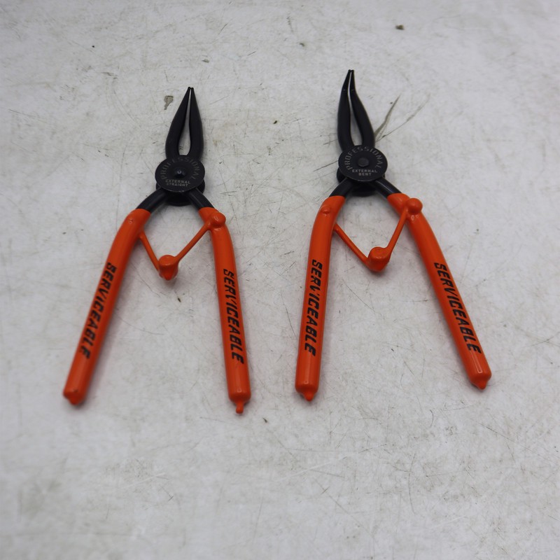 انبر خار جمع کن و باز کن سروی سیبل مدل YP-CIRCLIP PLIERS--7INCH سایز 7 اینچ مجموعه 4 عددی