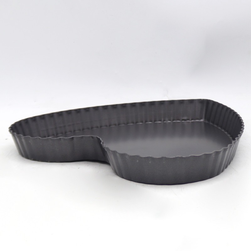 قالب تارت مدل بلوط طرح قلب کد YP-26x26x2.5CM