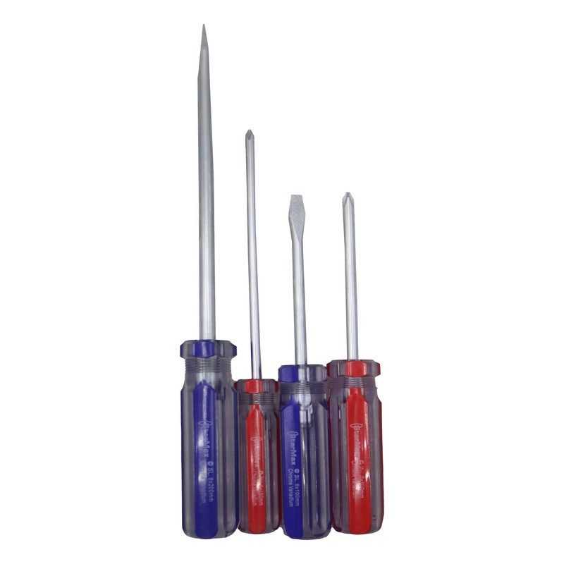 پیچ گوشتی دوسو و چهارسو استارمکس مدل YP-2SO 4SO مجموعه 4 عددی