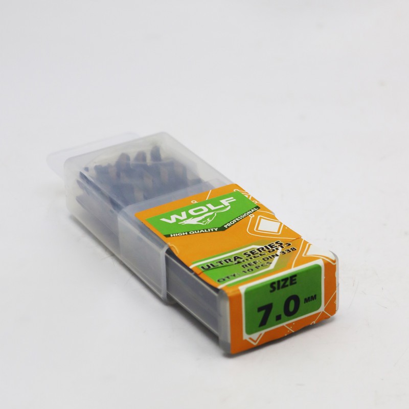 مته آهن ولف مدل اولترا کد YP-07MM سایز 7 میلی متر مجموعه 10 عددی