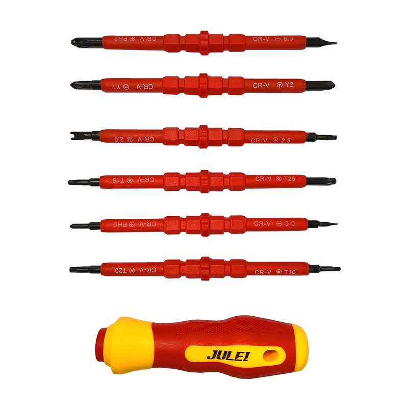 پیچ گوشتی جولی مدل JI0-0013 مجموعه 7 عددی