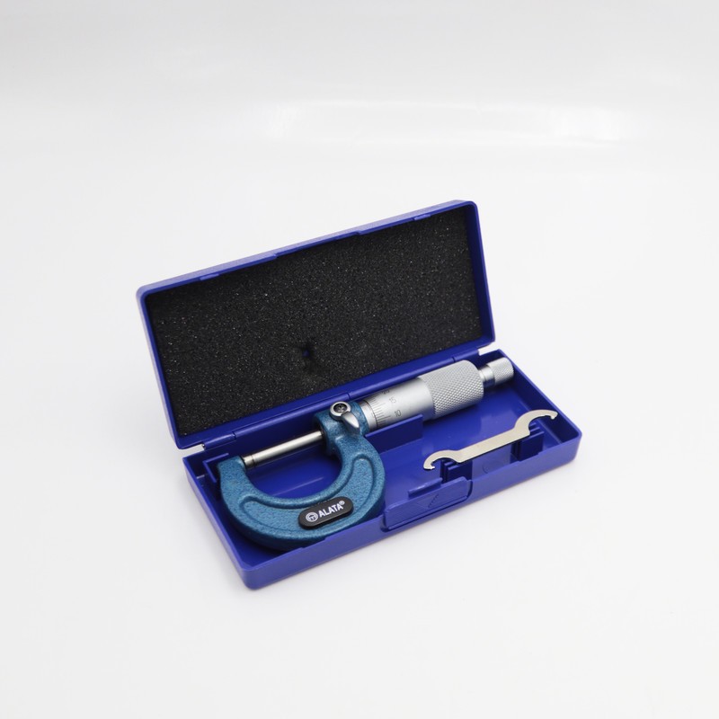 میکرومتر خارج سنج آلاتا مدل YP-0-25MM گستره 25-0 میلی متر