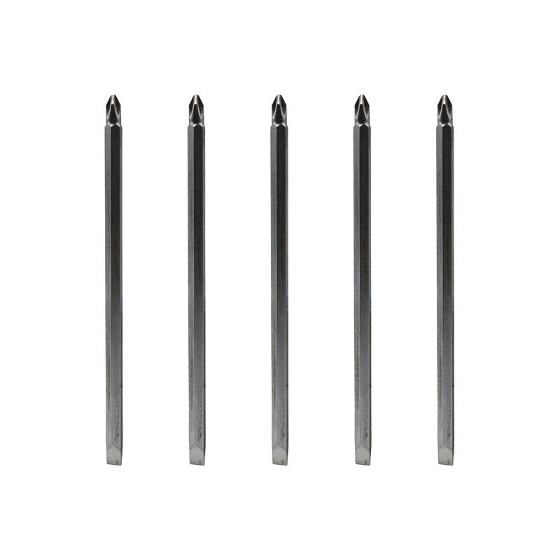 سری پیچ گوشتی یک سر چهارسو یک سر دو سو روبی تام مدل بیت خور کد YPB-PH2 8-10-150MM
