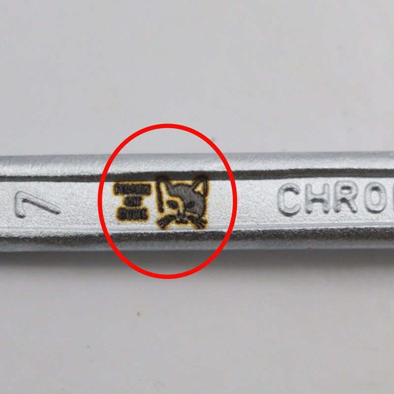 آچار یکسر تخت و یکسر رینگی مدل پرشین کت کد YPA-07MM سایز 7 میلیمتر