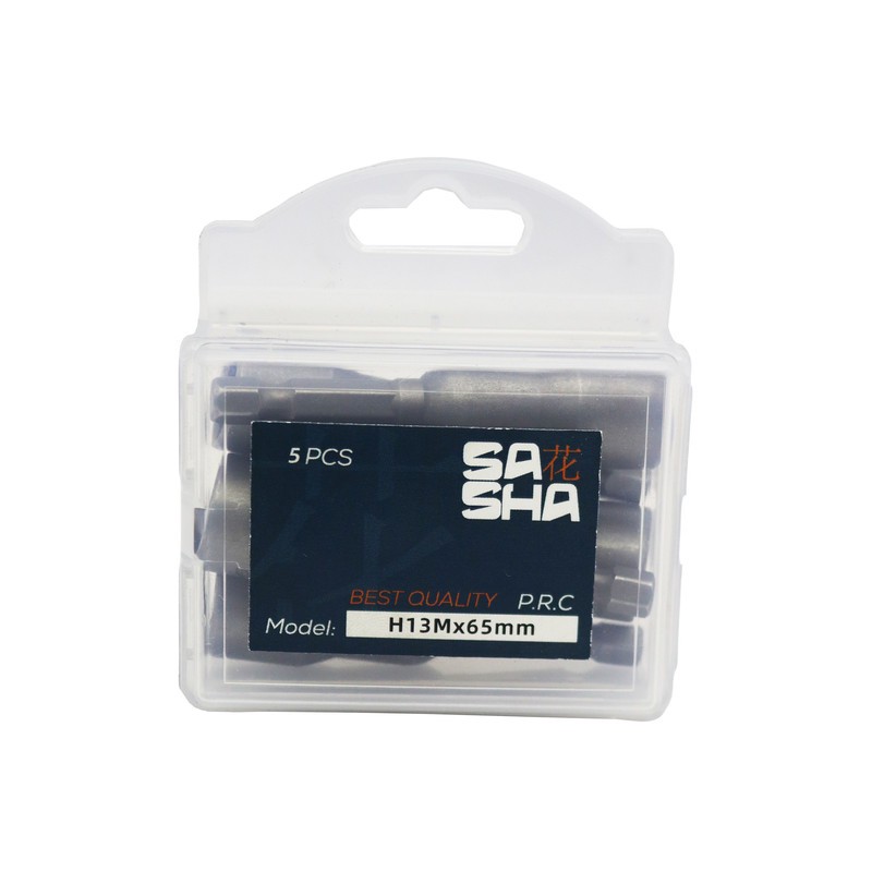 بکس سردریلی ساشا مدل YP-H13M 65MM سایز 13 میلی متر مجموعه 5 عددی