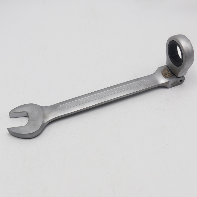 آچار یکسر تخت و یکسر رینگی جغجغه ای مدل گوریلا کد YP-TASHO-023MM سایز 23 میلیمتر