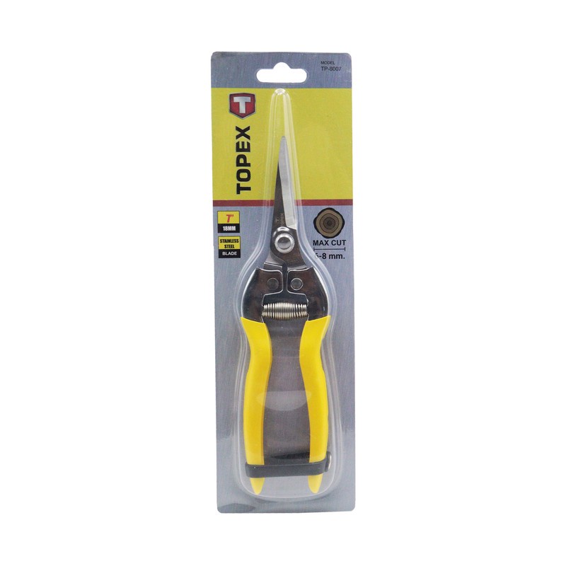 قیچی میوه چینی تاپکس مدل سر کج کد YP-TP8007-BOLAND-180MM