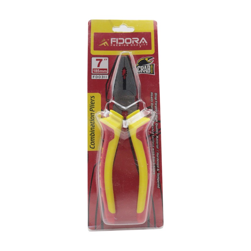انبر دست فیدورا مدل YP-FD0311-185MM سایز 7 اینچ