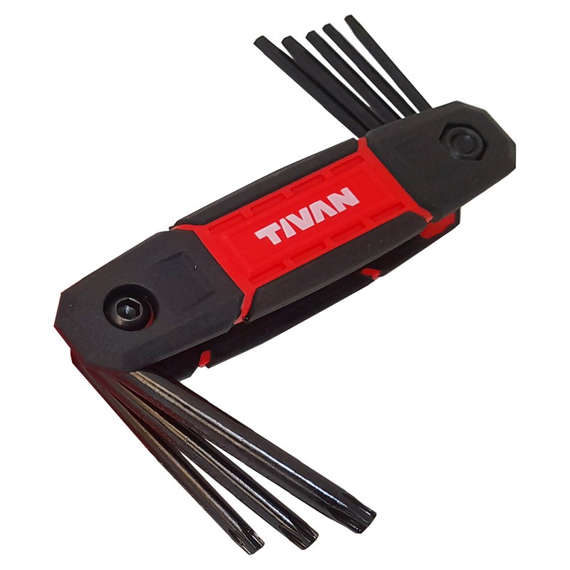 آچار آلن ستاره ای تیوان مدل HT - 9 مجموعه 8 عددی