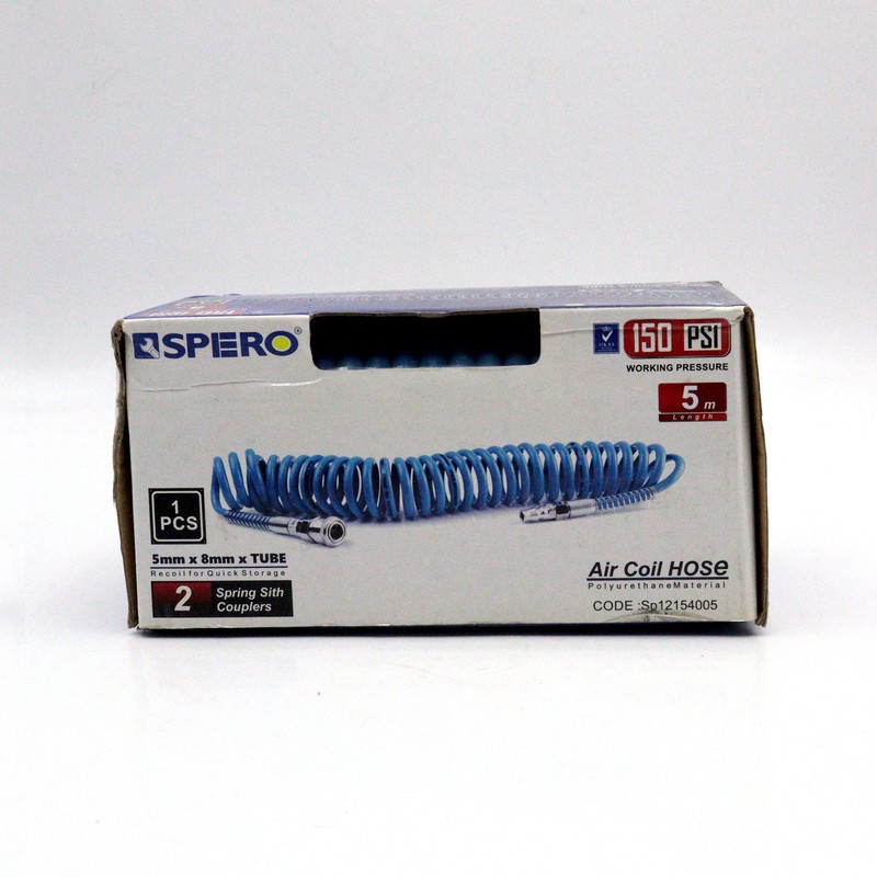 شلنگ فنری اسپرو مدل YP-SP12154005-5 8MM طول 5 متر