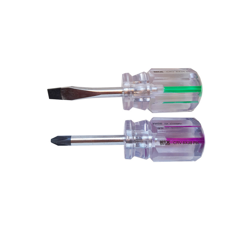 پیچ گوشتی مشتی دوسو و چهارسو میکس کد 00638 مجموعه 2 عددی