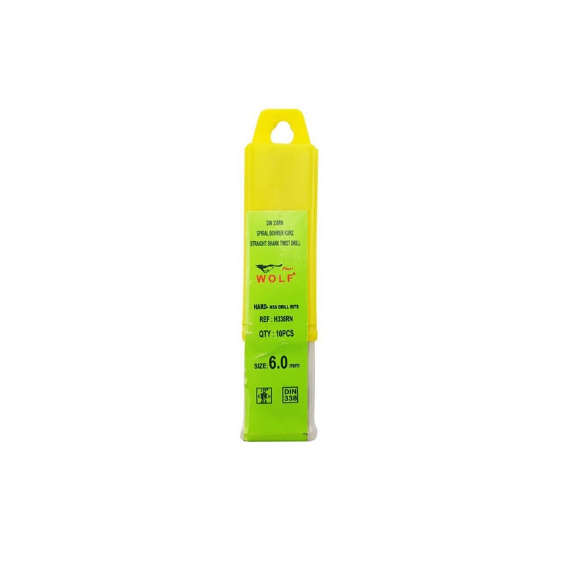 مته آهن ولف مدل HSS-9.5-6 کد 0084 سایز 6 میلیمتر