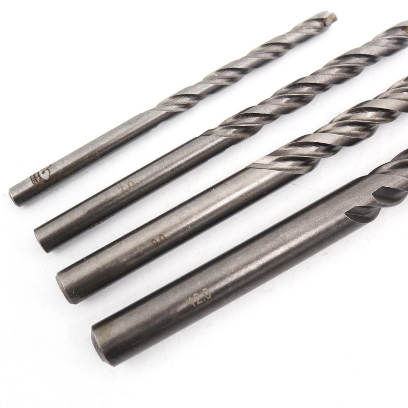 مته الماسه مدل کوییک کد YP-AL-GRANITE-STEEL-5-7-9-12MM سایز 5-12 میلیمتر مجموعه 4 عددی