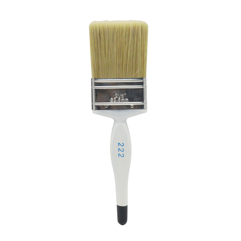 قلم مو نقاشی مدل چوبی کد YP-ROGHANI-63.5MM2.5INCH سایز 2.5 اینچ