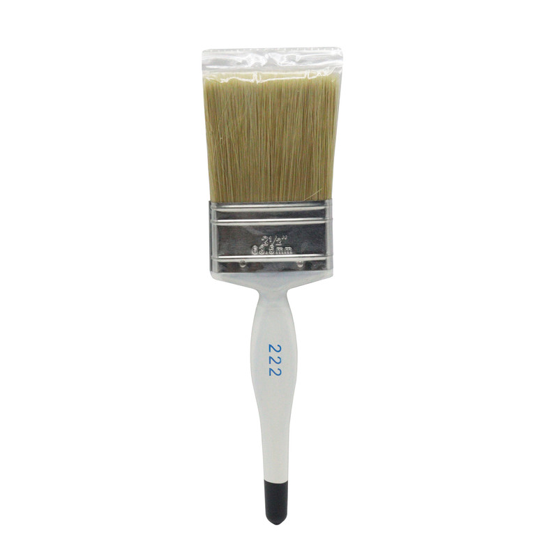 قلم مو نقاشی مدل چوبی کد YP-ROGHANI-63.5MM2.5INCH سایز 2.5 اینچ