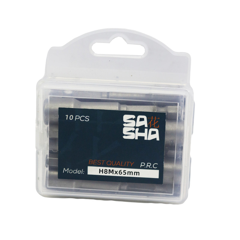 بکس سردریلی ساشا مدل YP-H8M65MM سایز 8 میلی متر مجموعه 10 عددی