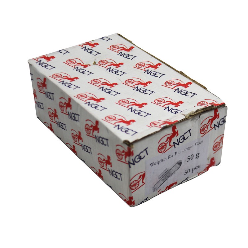 سرب بالانس لاستیک ان جی سی تی مدل گیره ای کد YP-50GR مجموعه 50 عددی