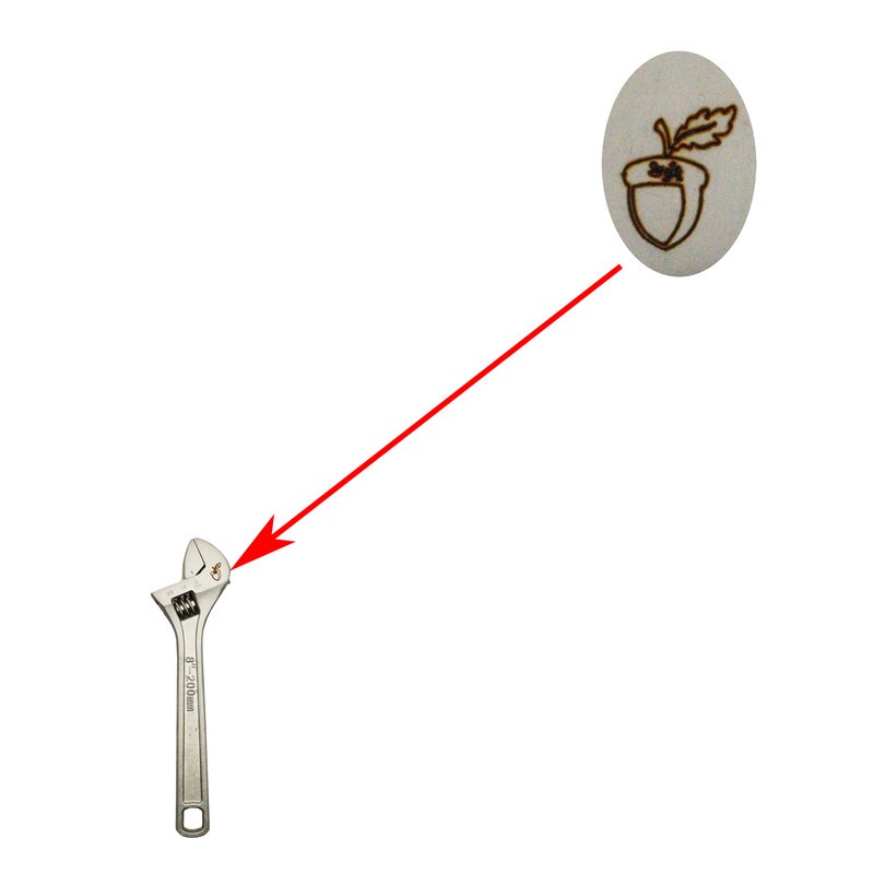 آچار فرانسه مدل بلوط کد YP-8INCH 200MM سایز 8 اینچ