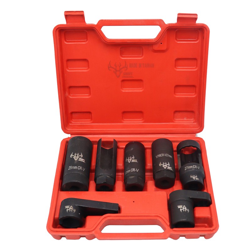 آچار بکس سنسور اکسیژن مدل سویفت کد YP-TAIWAN-1.2-3.8INCH مجموعه 7 عددی