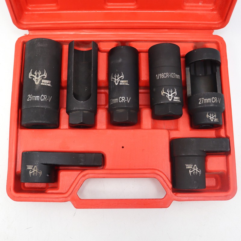 آچار بکس سنسور اکسیژن مدل سویفت کد YP-TAIWAN-1.2-3.8INCH مجموعه 7 عددی