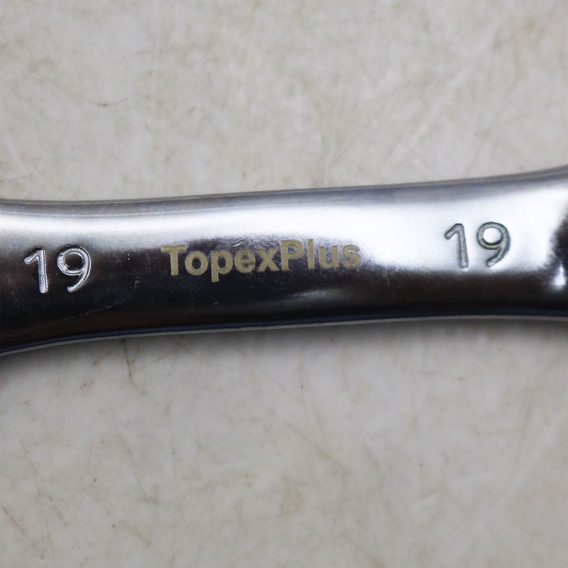 آچار یکسر تخت و یکسر رینگی تاپکس مدل YP-8-19MM سایز 8 تا 19 میلی متر مجموعه 7 عددی