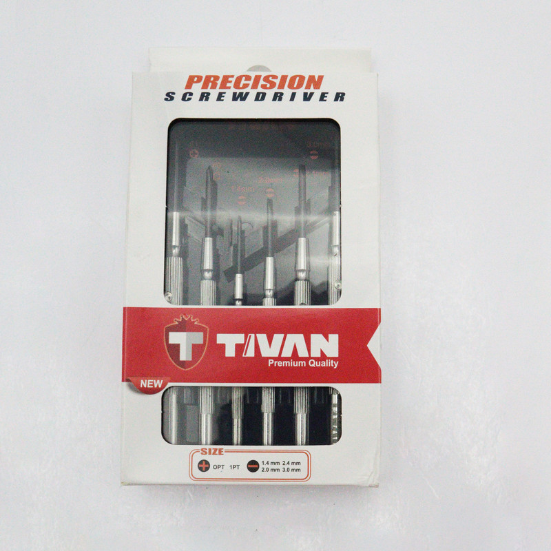 پیچ گوشتی تیوان مدل YP-FELZI-PSC66 مجموعه 6 عددی