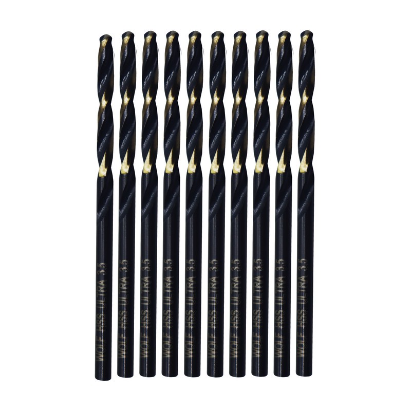 مته آهن ولف مدل اولترا کد YP-03.5MM سایز 3.5 میلی متر مجموعه 10 عددی