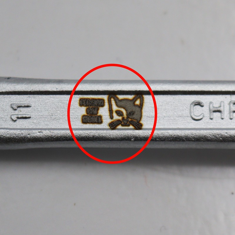 آچار یکسر تخت و یکسر رینگی مدل پرشین کت کد YPA-011MM سایز 11 میلیمتر