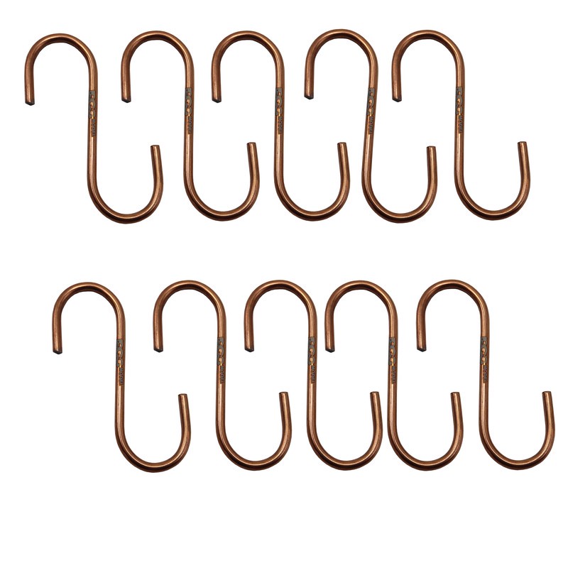 قلاب آویز مدل داگ طرح اس شکل کد YPZ-BOLAND-10.5CM مجموعه 10 عددی