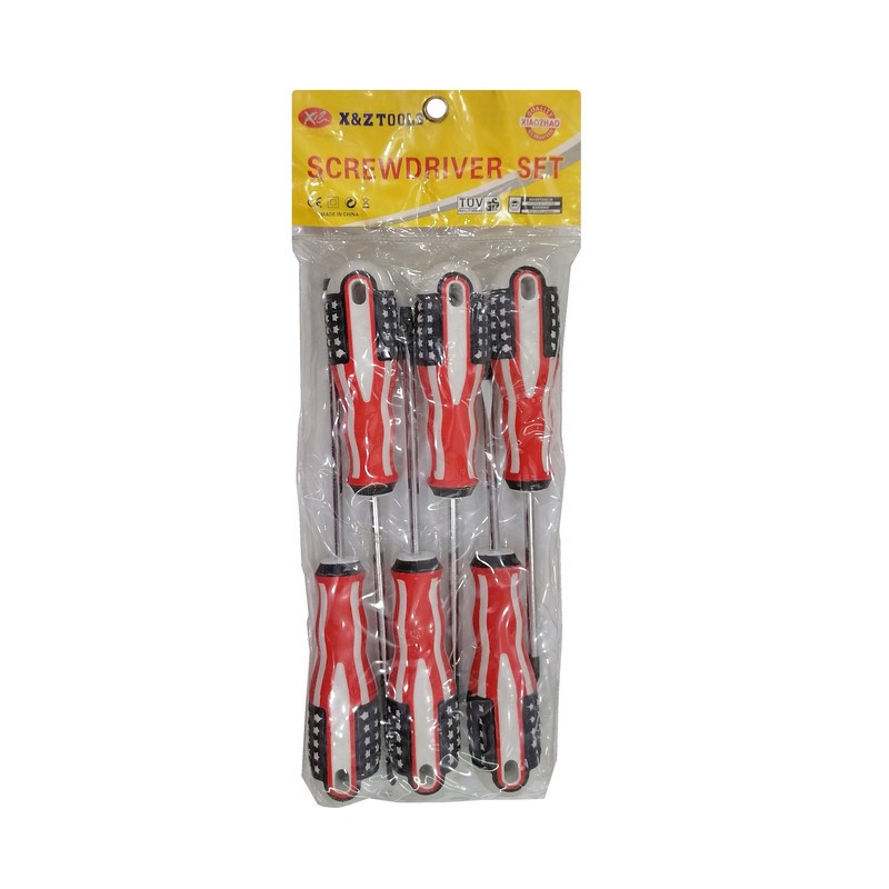 پیچ گوشتی زیاوژاو مدل X Z مجموعه 6 عددی