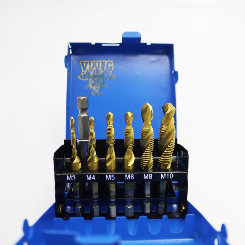 ست رابط و قلاویز بیت خور مدل وایکینگ کد YP-ALA-07 سایز 3-10 میلیمتر مجموعه 7 عددی