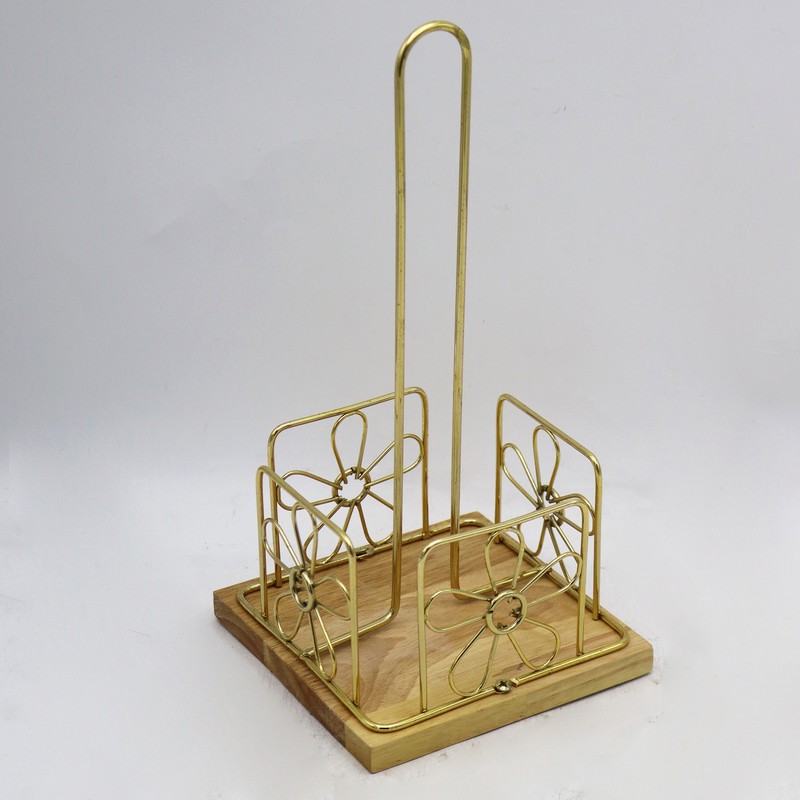 نگهدارنده دستمال کاغذی مدل مربعی گل دار کد YP-MORABAEI-FLZ-30CM
