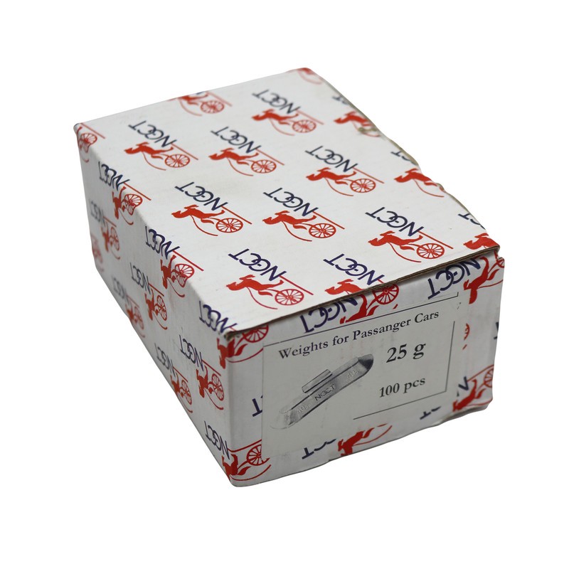 سرب بالانس لاستیک ان جی سی تی مدل گیره ای کد YP-25GR مجموعه 100عددی