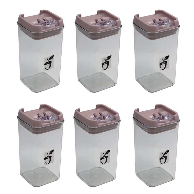 ست جای ادویه 6 پارچه مدل بلوط کد YP-SIZE1-500ML