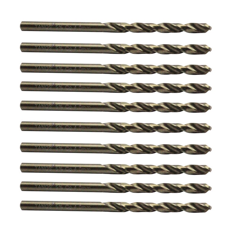 مته کبالت تانوس مدل YP-HSS-SIZE04 سایز 4 میلی متر مجموعه 10 عددی
