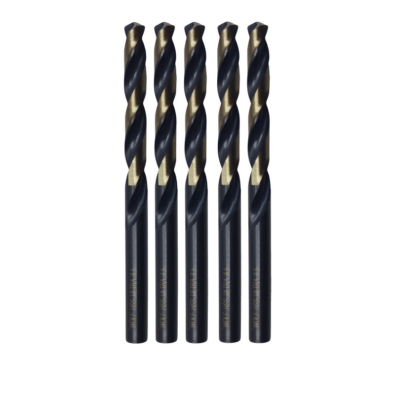 مته آهن ولف مدل اولترا کد YP-08.5MM سایز 8.5 میلی متر مجموعه 5 عددی