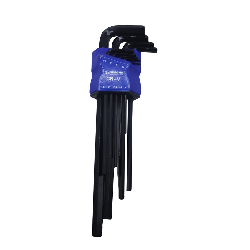 آچار آلن شش گوش سیموند کد YP-00367-9PCS مجموعه 9 عددی
