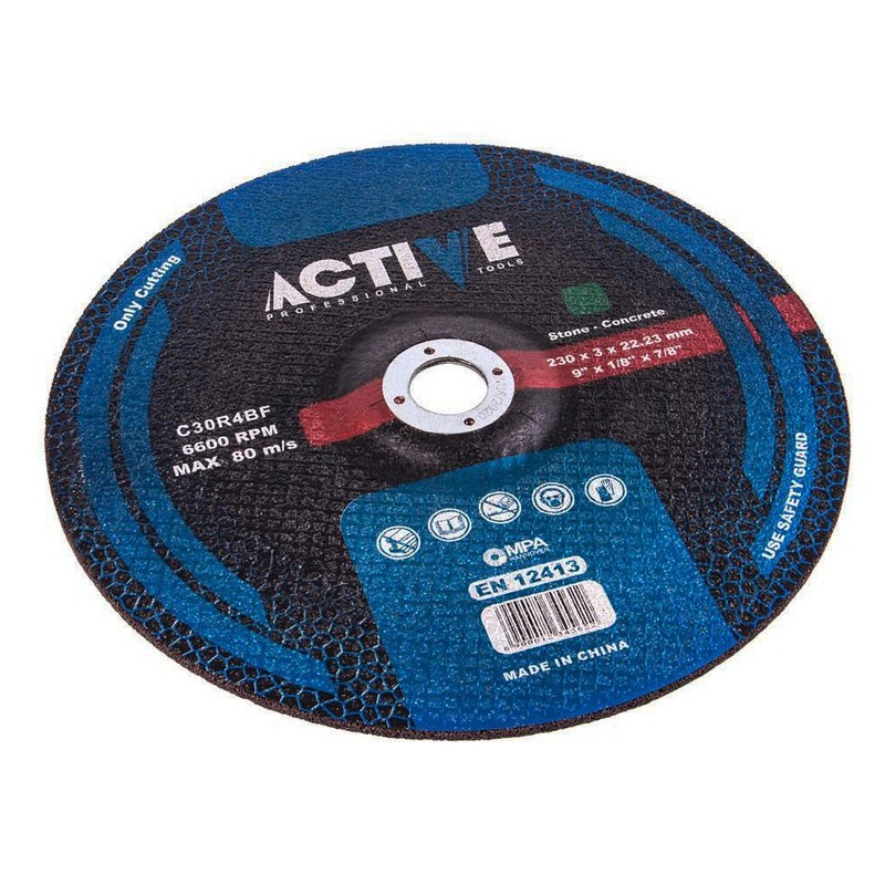 صفحه برش سنگ اکتیو مدل YP-230-3-22MM مجموعه 5 عددی