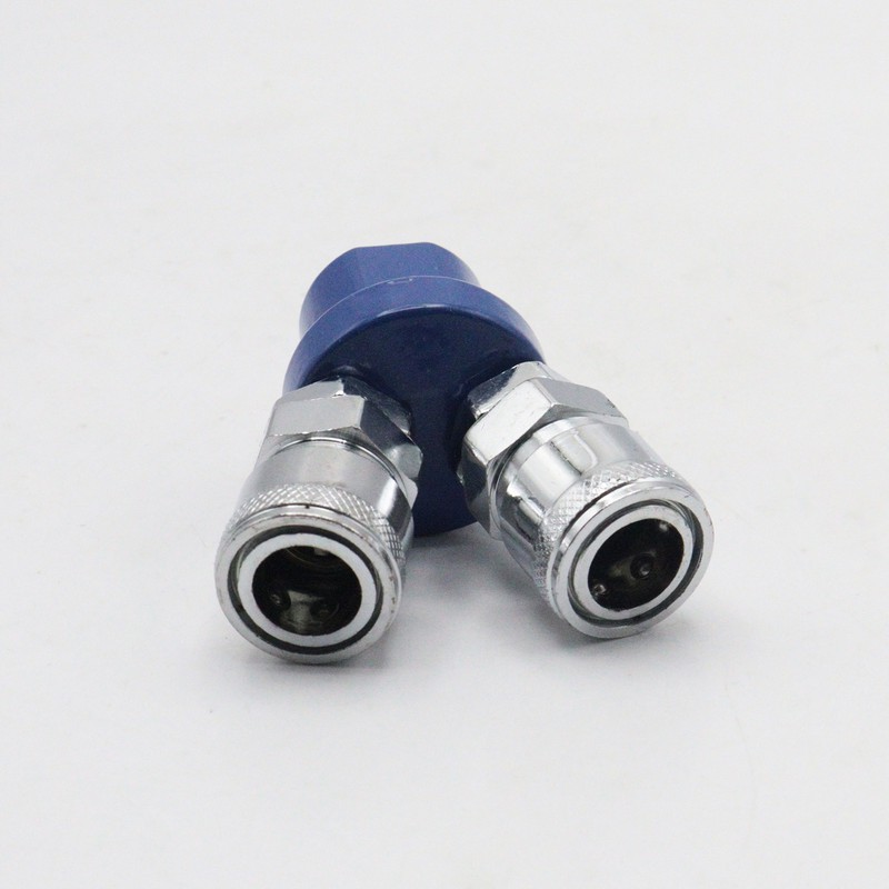 کوپلینگ کوییک کوپلر مدل دو راهی کد YP-2-PASS 6.5CM