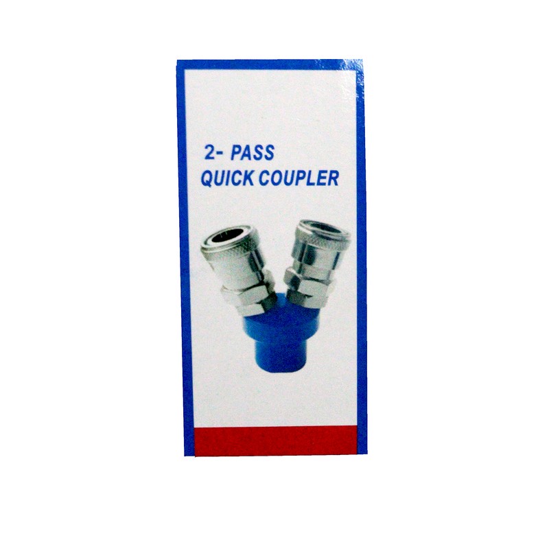 کوپلینگ کوییک کوپلر مدل دو راهی کد YP-2-PASS 6.5CM