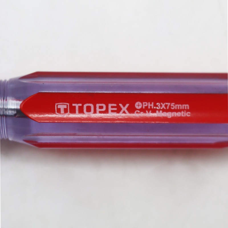 پیچ گوشتی چهارسو تاپکس مدل YP-PH.3 75MM-15.5CM