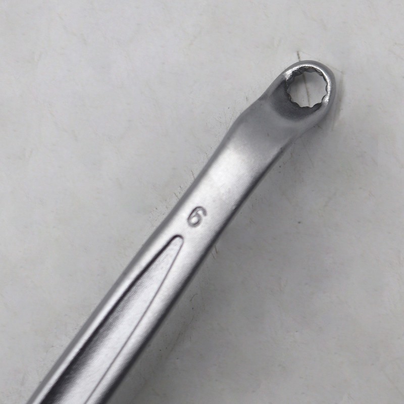 آچار دو سر رینگی مدل بلک بول کد YP-TU-18CM سایز 6-7 میلیمتر